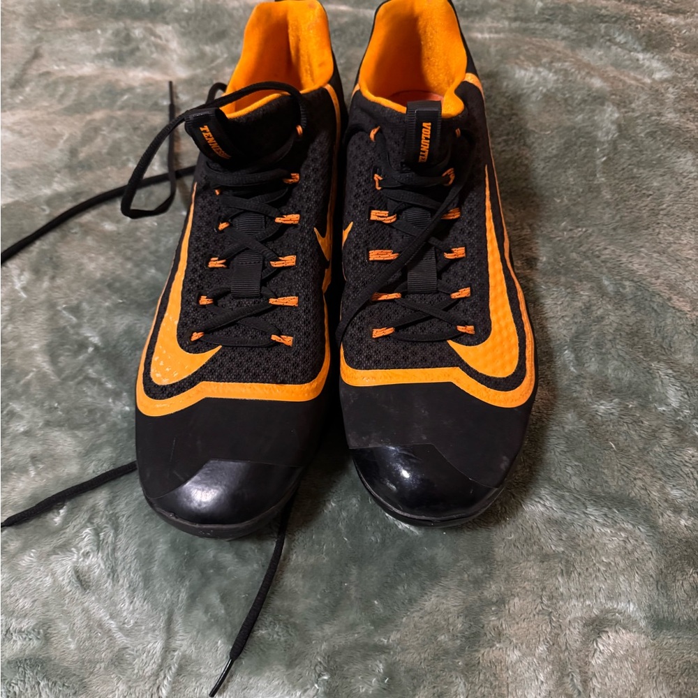Tennessee Baseball Nike Hurache Spikes GAME WORN